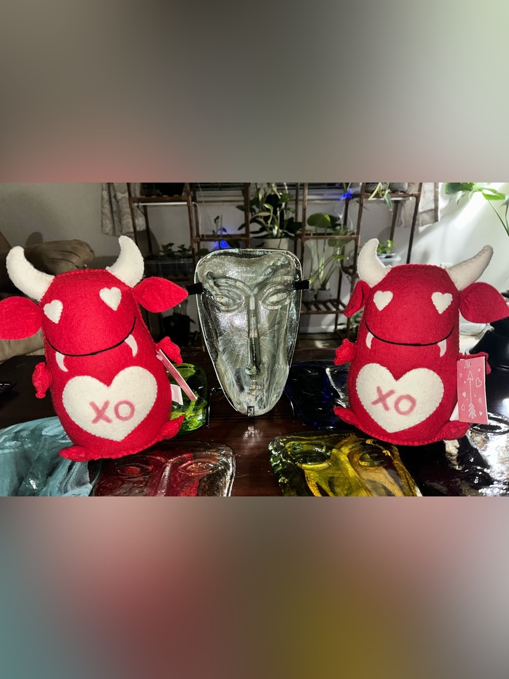 LOVE AND CUPCAKES Felt Little Devil Monster